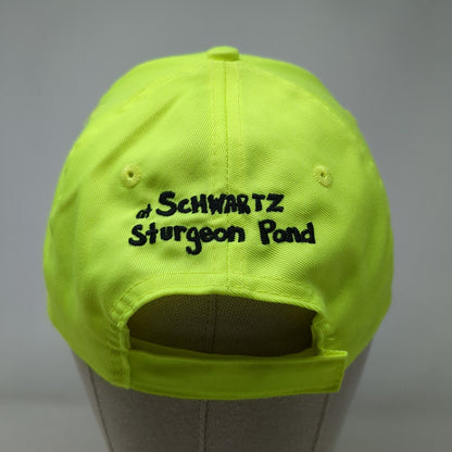 I Lost My Sturginity Schwartz Sturgeon Pond Strapback Hat Green OSFA Adjustable