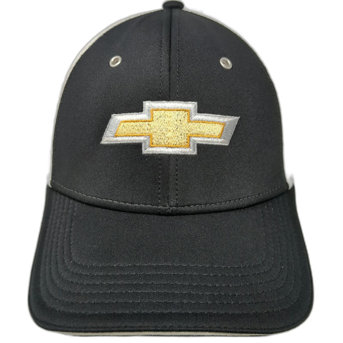 Cruisin Sports Chevrolet Hat Baseball Cap Black One Size Mesh Back Fitted Bowtie