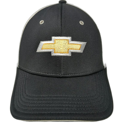 Cruisin Sports Chevrolet Hat Baseball Cap Black One Size Mesh Back Fitted Bowtie