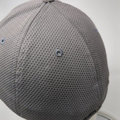 Under Armour Fitted Hat Gray MD/LG Embroidered Logo Solid 6 Panel