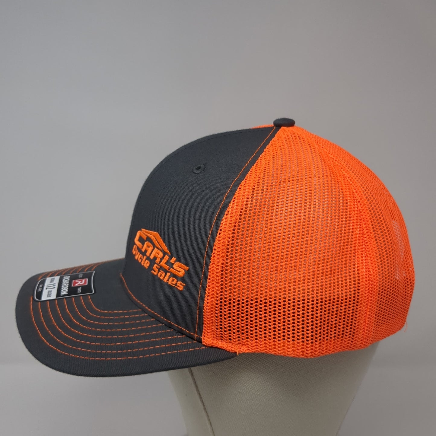 Carl's Cycle Sales Snapback Mesh Back Trucker Hat Multi One Size Adjustable