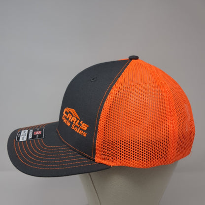 Carl's Cycle Sales Snapback Mesh Back Trucker Hat Multi One Size Adjustable