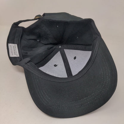 Jose Cuervo Slideback Hat Black OSFM Embroidered Quake City Caps 6 Panel