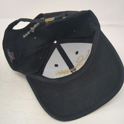 Cap America Baseball Hat Black One Size Signature Flight Support BBA Aviation