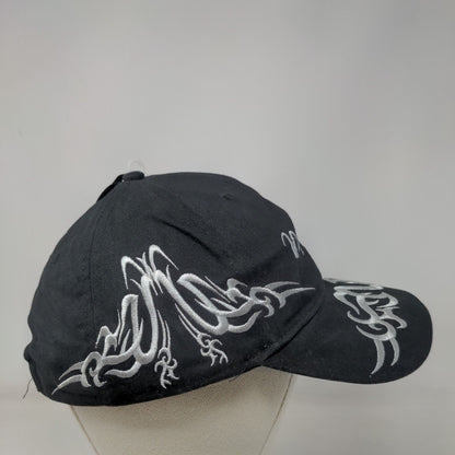 Neptune Strapback Hat Black OSFM Adjustable Embroidered W/Tags KC Caps