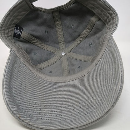 Brandy Melville Baseball Cap Gray One Size Slideback Cotton Adjustable Blank Hat