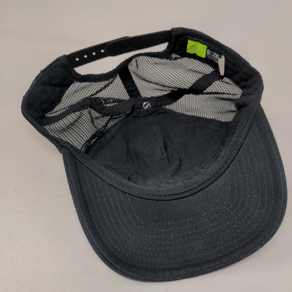 Nike Swoosh Snapback Mesh Back Trucker Hat Black One Size Classic99