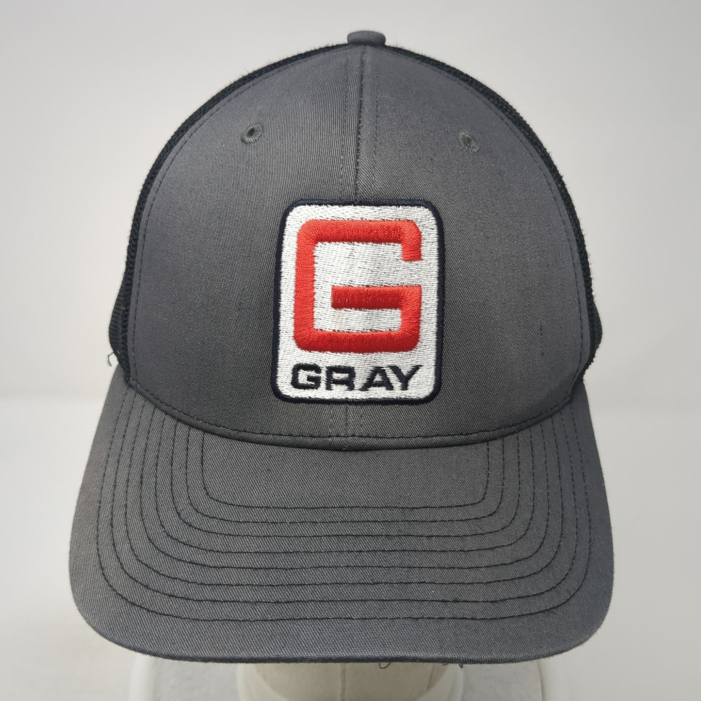Gray Snapback Trucker Hat Gray One Size Mesh Back Richardson Outdoor
