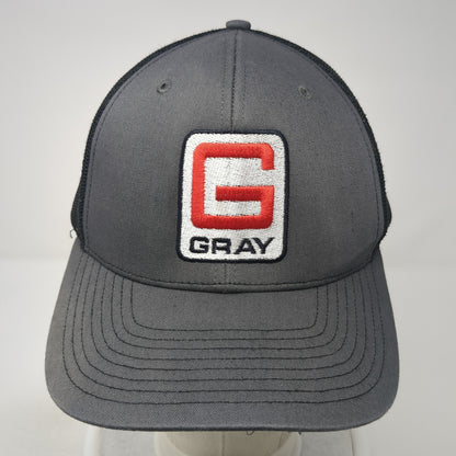 Gray Snapback Trucker Hat Gray One Size Mesh Back Richardson Outdoor