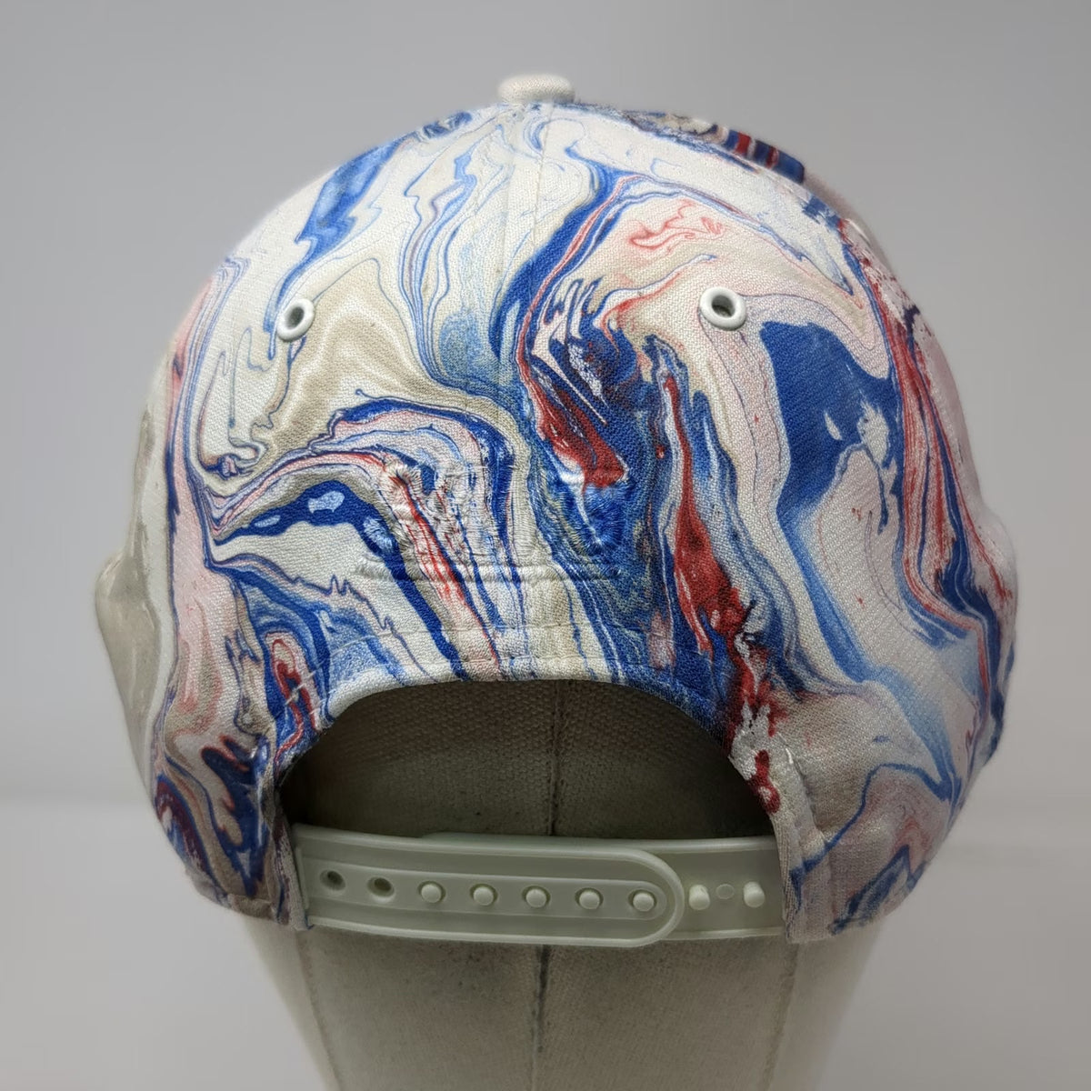 New Era New York Giants NFL Snapback Hat White Red Blue One Size Marble Print
