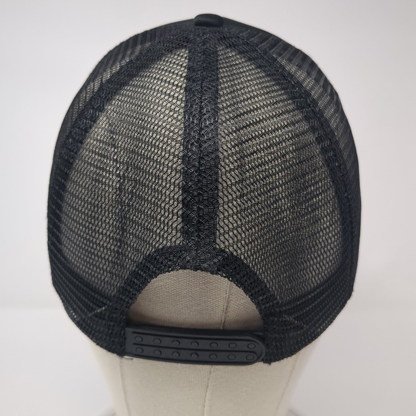 Mom Snapback Trucker Hat Black One Size Adjustable Mesh Back 6 Panel Polyester