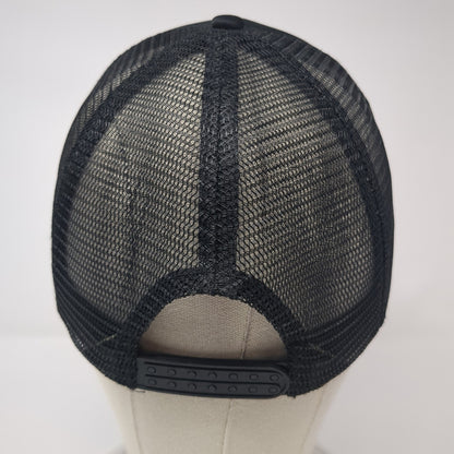 Mom Snapback Trucker Hat Black One Size Adjustable Mesh Back 6 Panel Polyester