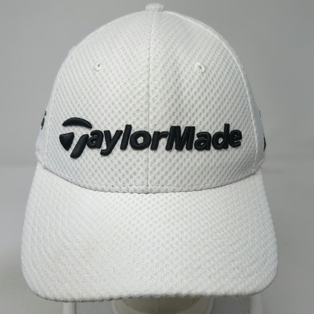 TaylorMade Baseball Cap White XL M1 PSi Golf Performance Mesh Stretch Fit hat