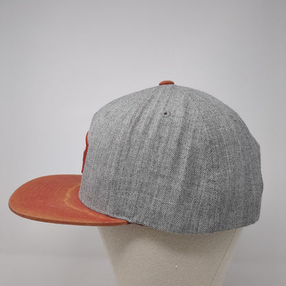 RVCA Snapback Hat Multicolor One Size Adjustable Embroidered Mid Fit 6 Panel