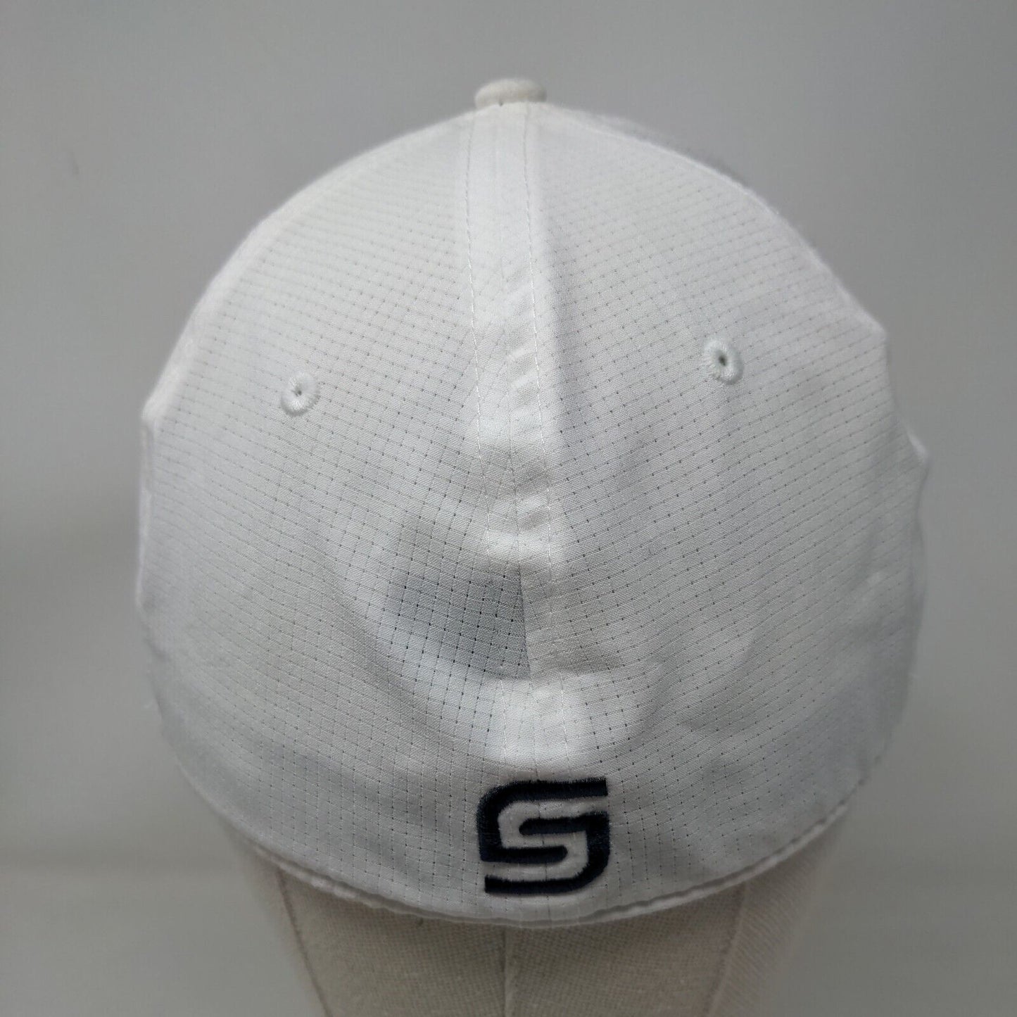 Under Armour Fitted Golf Hat White Large/XL Embroidered Logo 6 Panel