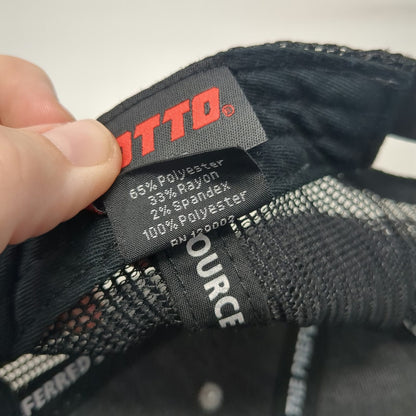 OTTO Trucker Hat Gray Black One Size Mesh Back Snapback IMC Idaho Construction