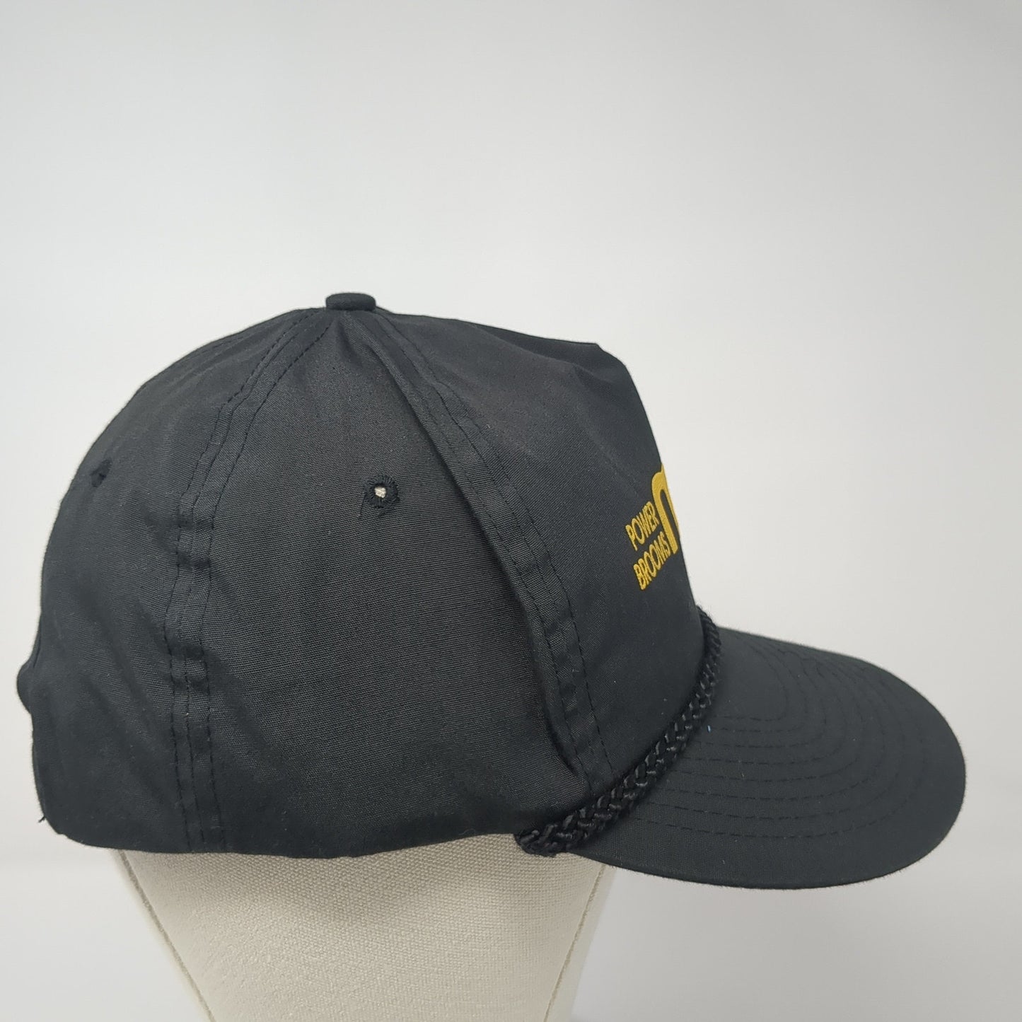 MB Power Brooms Paint Strippers Snapback Rope Hat Black One Size Winner
