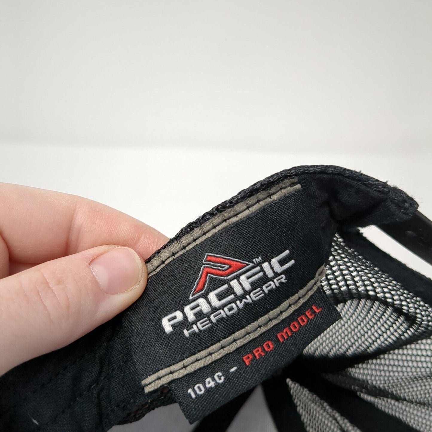 HSB Flight Park Snapback Trucker Hat Black OS Adjustable Mesh Pacific Headwear