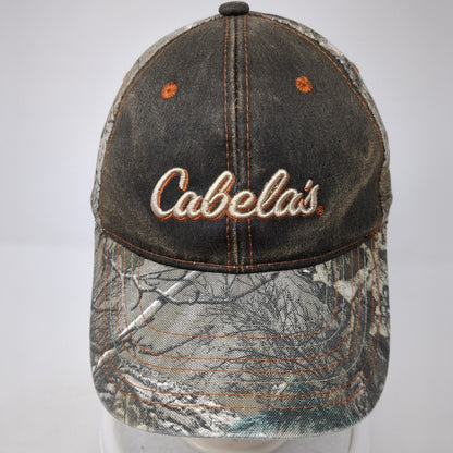 Cabela's Strapback Baseball Cap Multicolor OS Adjustable Camouflage Embroidered