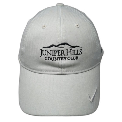 Nike Juniper Hills Country Club Golf Hat Gray One Size Baseball Cap Slideback