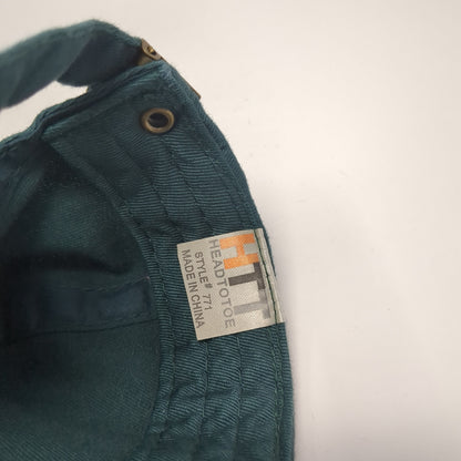 MM Slideback Baseball Cap Green One Size Adjustable Embroidered HeadToToe