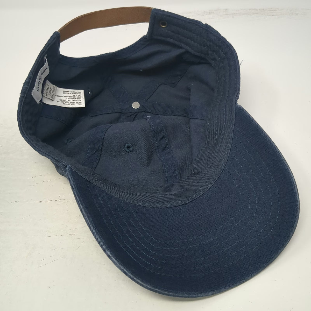 Goodfellow & Co Blue Baseball Cap One Size Slideback Hat Parachute Badge Pin