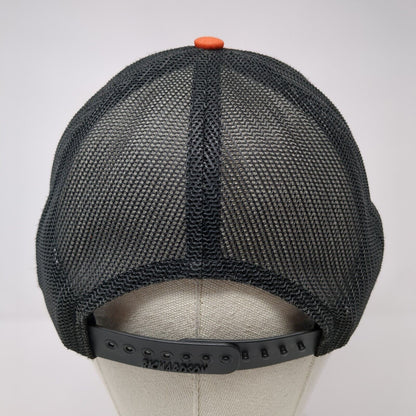 Capital Paving Snapback Trucker Hat Orange OSFA Mesh Back Richardson