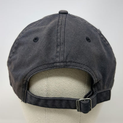 Nike Baseball Cap Black One Size Slideback Cotton Embroidered Swoosh Logo Hat