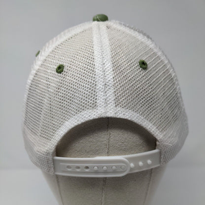 Simms Fishing Products Bozeman Montana Snapback Trucker Hat Green OSFA Mesh Back