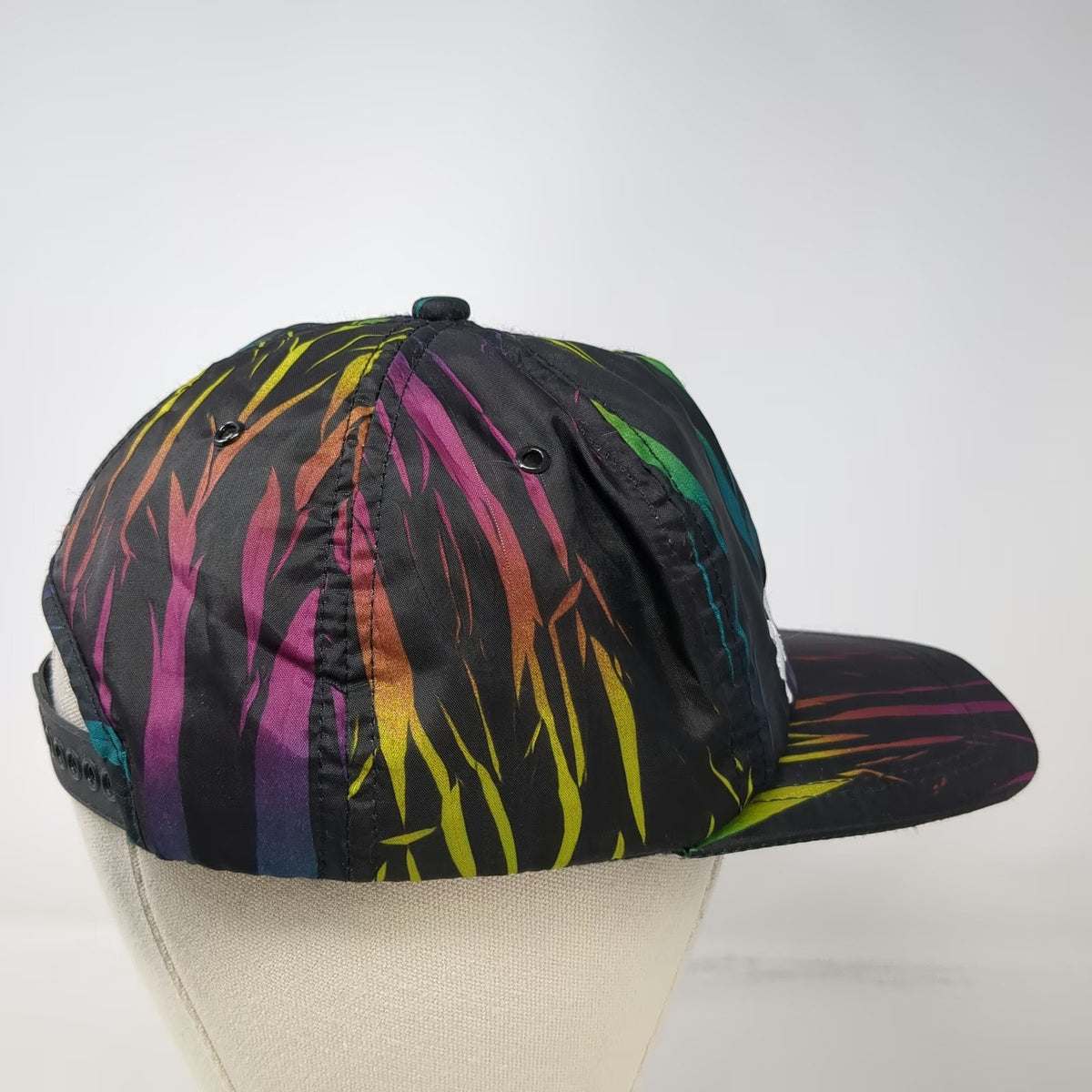 Black Hilleshog Plant For It Embroidered Snapback Hat One Size Multi Color Print