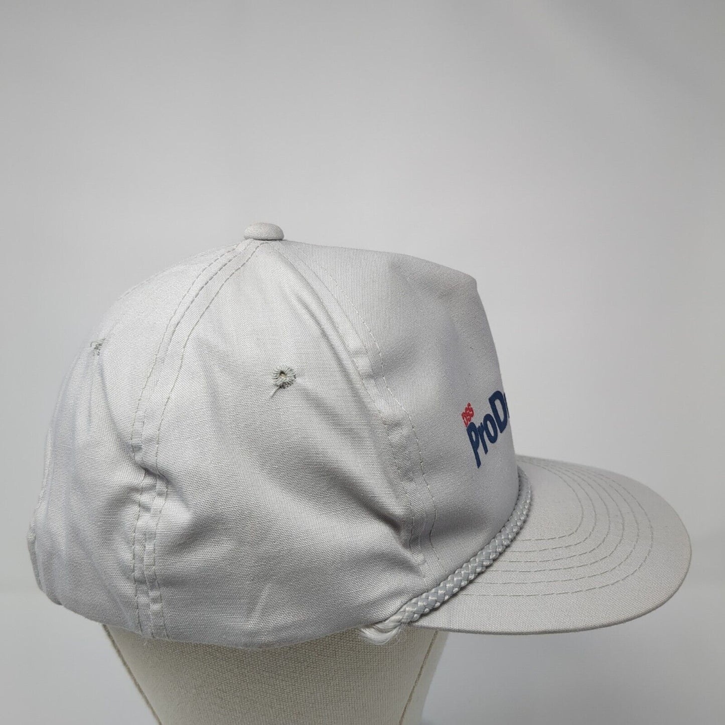 DSS Pro Diesel Snapback Rope Hat Gray One Size Solid Adjustable Outdoor