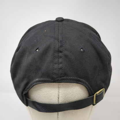 Cali-fame 5 Panel Black One Size Hat Rope Brim Green Underbrim Palm Trees Mirage