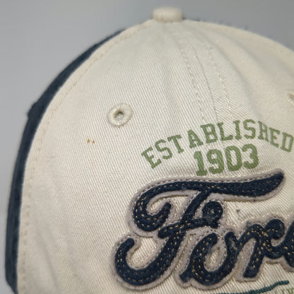 H3 Sportgear Baseball Cap Blue One Size Ford Logo 1903 Strapback Cotton Hat