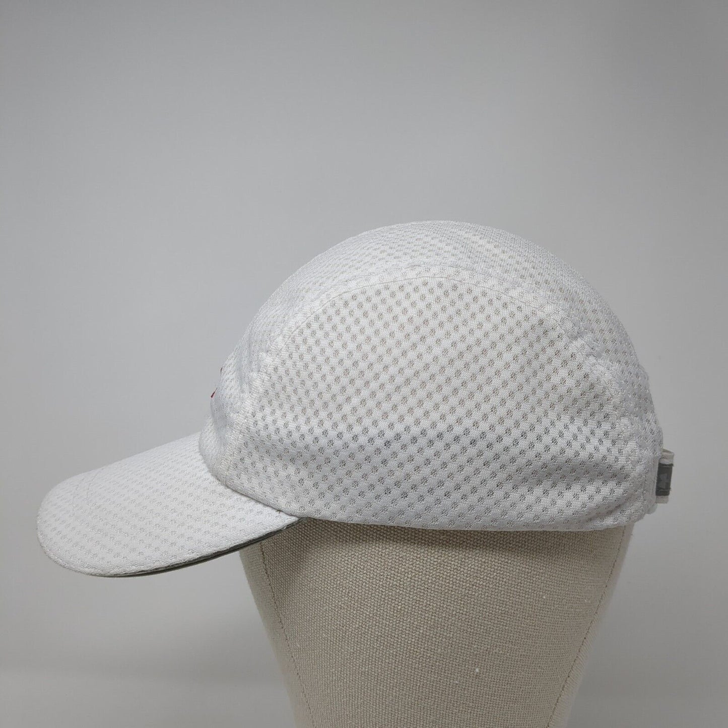 Under Armour Strapback 5 Panel Cap White OS Adjustable Breathable Embroidered