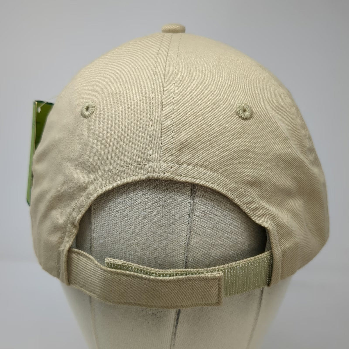 Port Authority Baseball Cap Beige One Size 5 Corners Bar Bamboo Strapback Hat