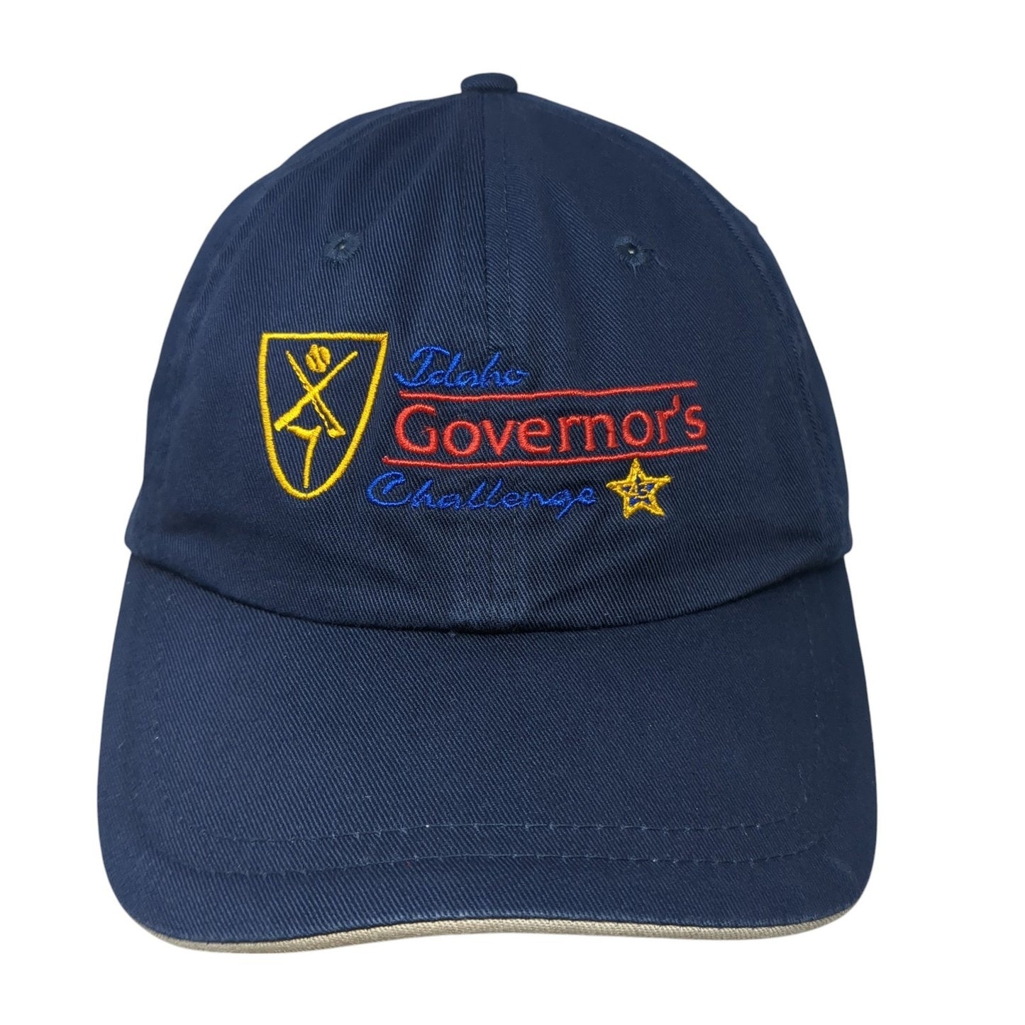 Idaho Governor's Challenge Baseball Cap Blue OS Adjustable Authentic Merkley