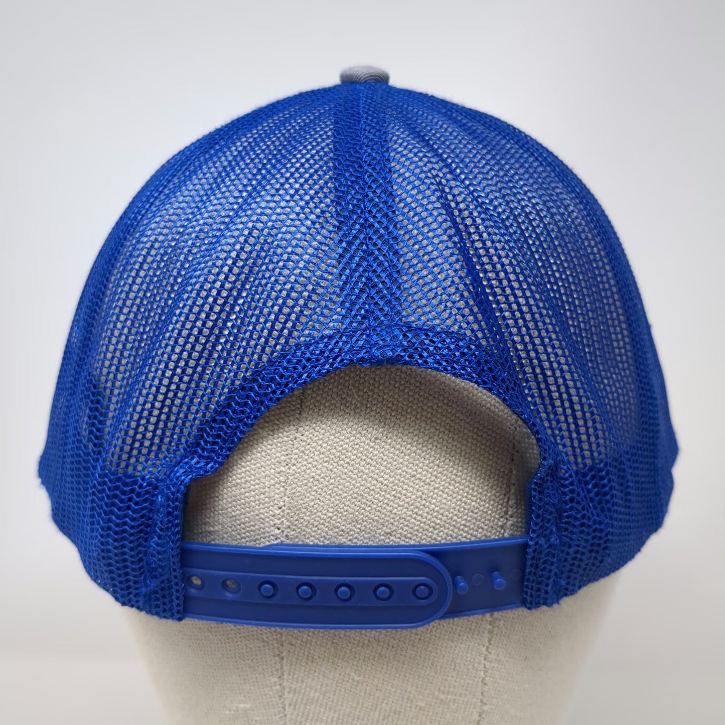 Port Authority Trucker Hat Gray Blue One Size Infinite Mechanical LLC Mesh