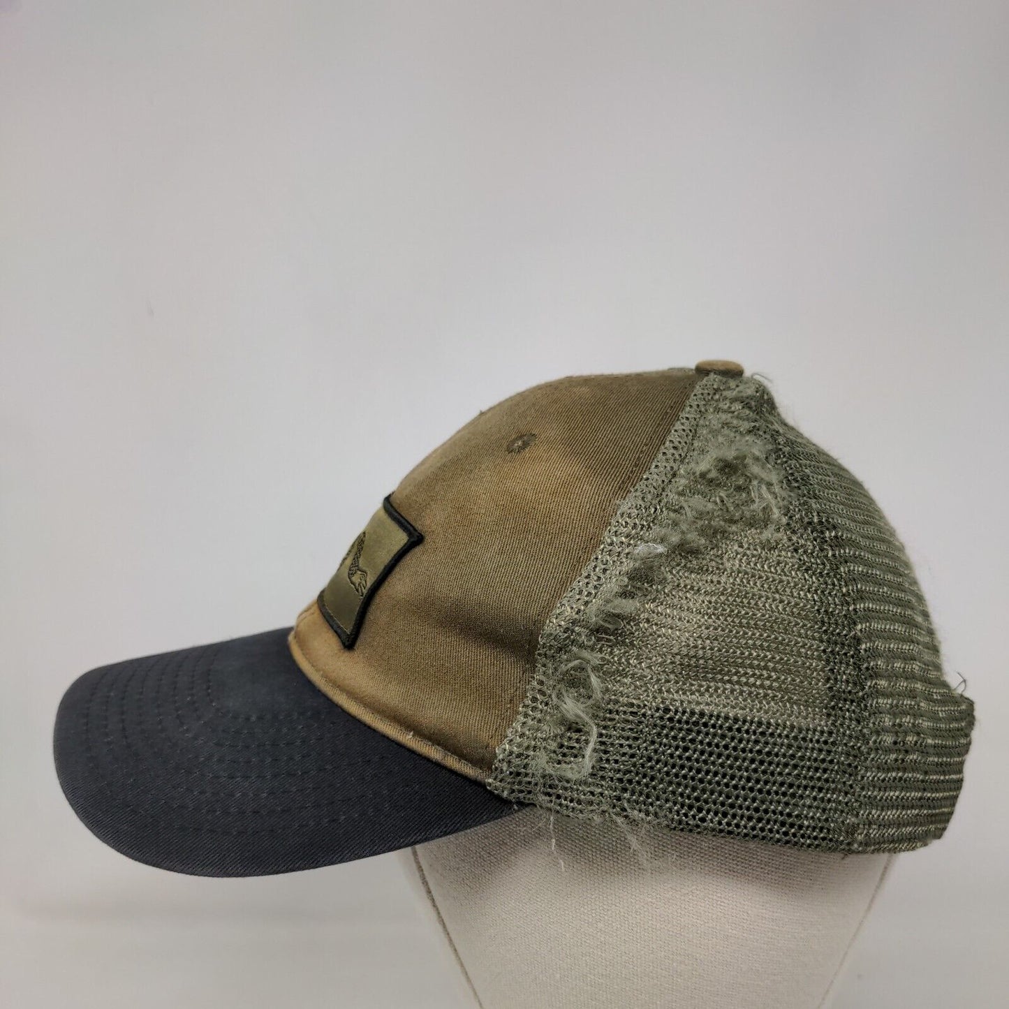 1776 United Snapback Mesh Back Trucker Hat Multi One Size Colorblock