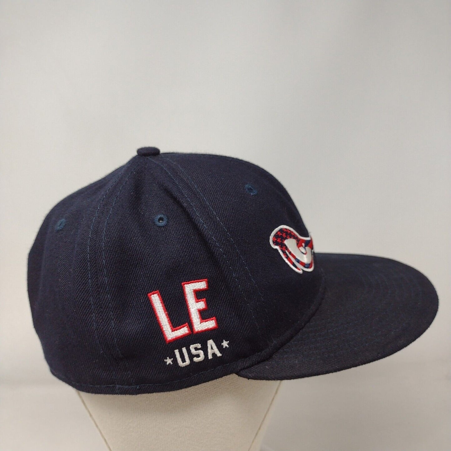 Lake Elsinore Storm Fitted Hat New Era 59Fifty Blue 7 1/2 Minors MLB Embroidered