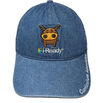 Baseball Cap Blue One Size i-Ready Curriculum Associates Denim Strapback Hat