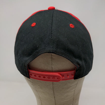 Star Wars Men's Snapback Hat Black Red Graphic Millenium Falcon Tie Fighters