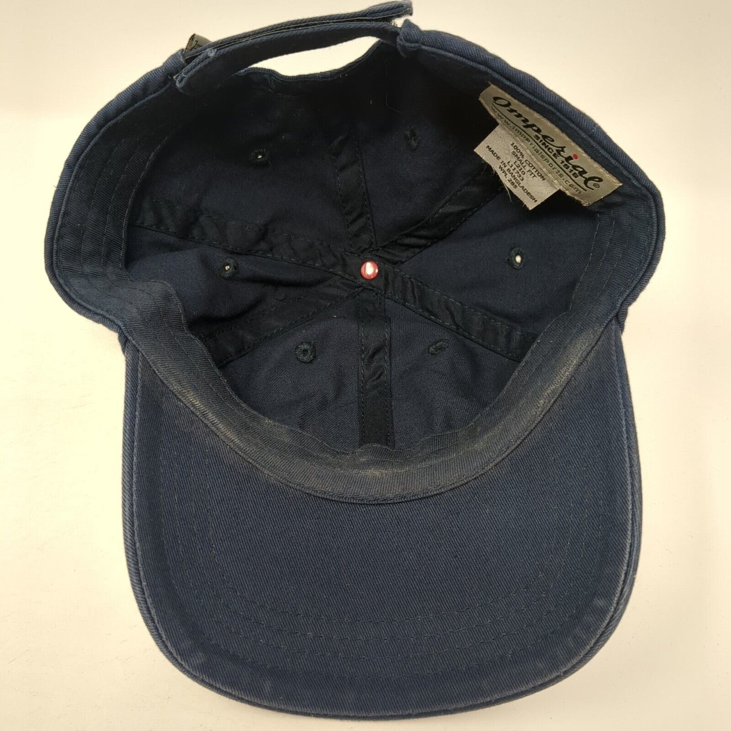 Top Of The Rock Patch Strapback Hat Blue Small Adjustable Imperial
