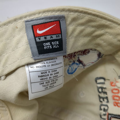 Nike Oregon State NCAA Beige One Size Cap Hat 2006 2007 College World Series