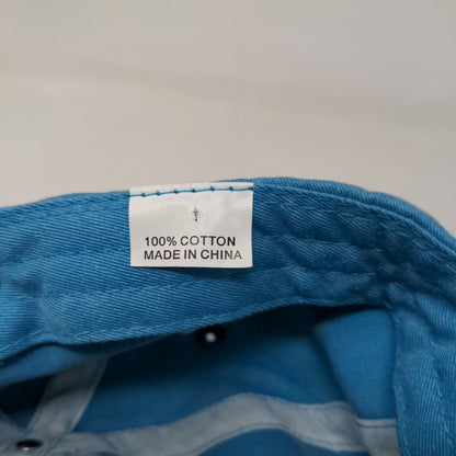 Unbranded Slideback Hat Blue One Size Embroidered Logo Adjustable