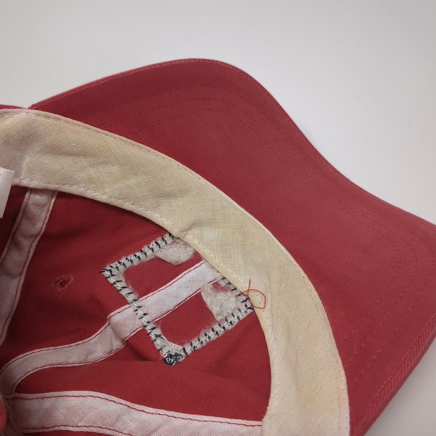 Star Patch Slideback Hat Red One Size Adjustable 6 Panel Xhilaration