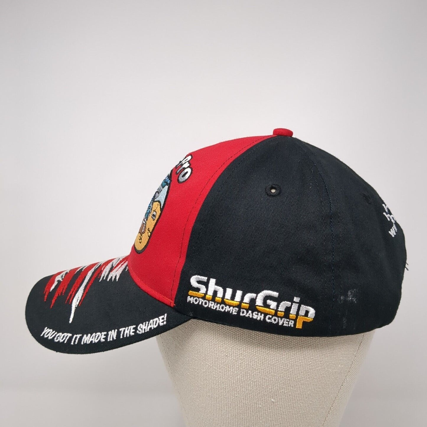 ShadePro Strapback Hat Multi One Size Adjustable ShurGrip USA Flag