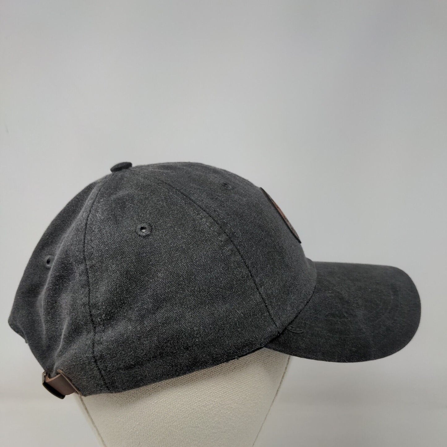 1976 Camp Horizon Slideback Hat Gray One Size Adjustable Patch 6 Panel Adams