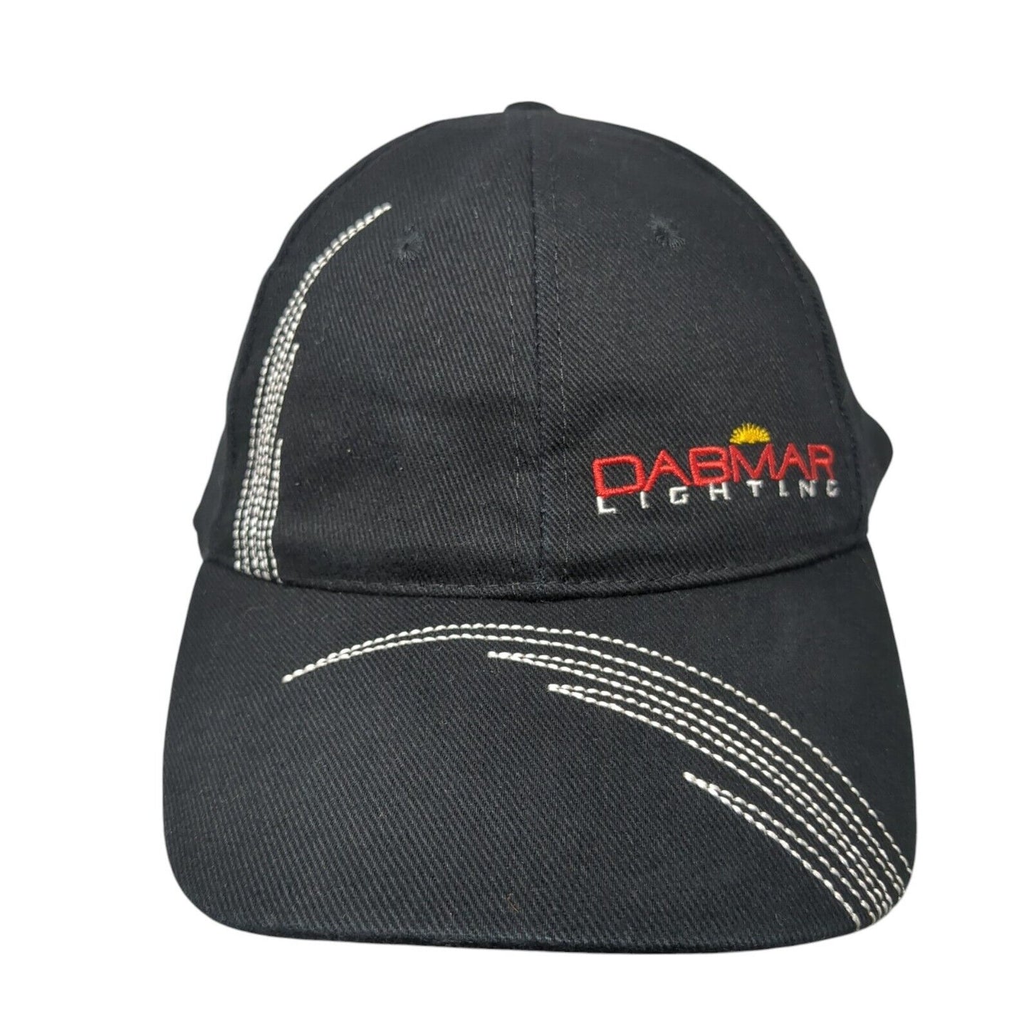 Dabmar Lighting Strapback Hat Black One Size Adjustable Embroidered