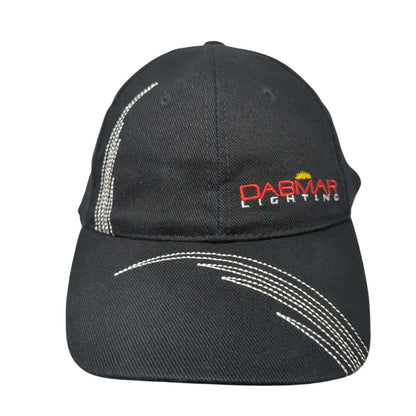 Dabmar Lighting Strapback Hat Black One Size Adjustable Embroidered