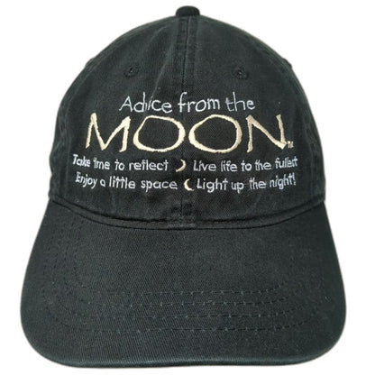 Outdoor Cap Baseball Cap Black One Size Advice From The Moon Embroidered Hat
